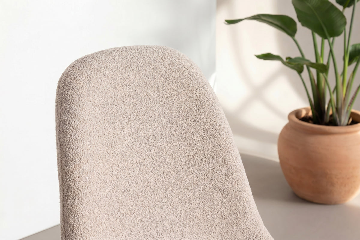 Polar spisebordsstole - beige, sort - 2 stk. - billede 8