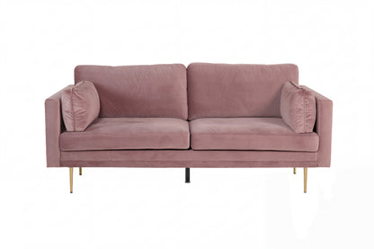 Boom 3-personers sofa - støvet rosa, guld - billede 1