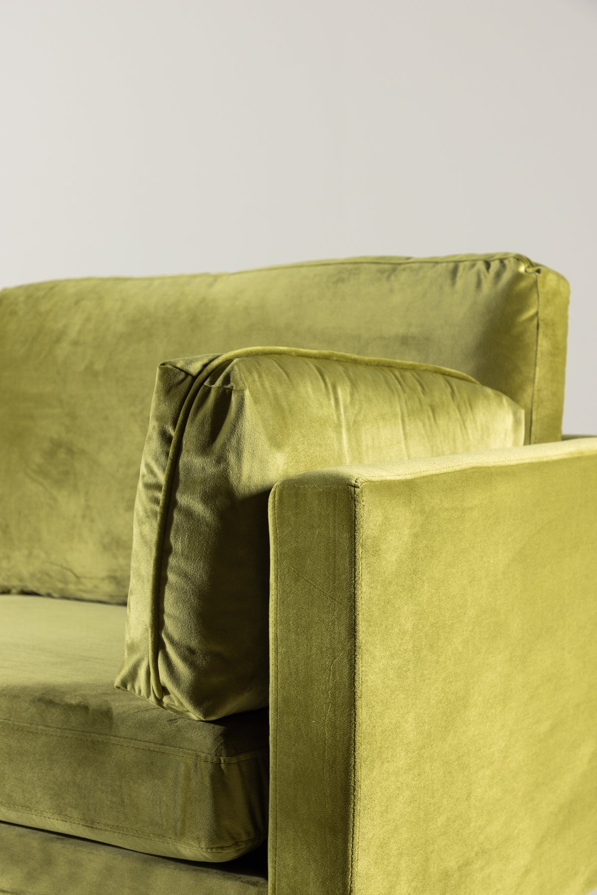 Boom 3-personers sofa - grøn, guld - billede 10