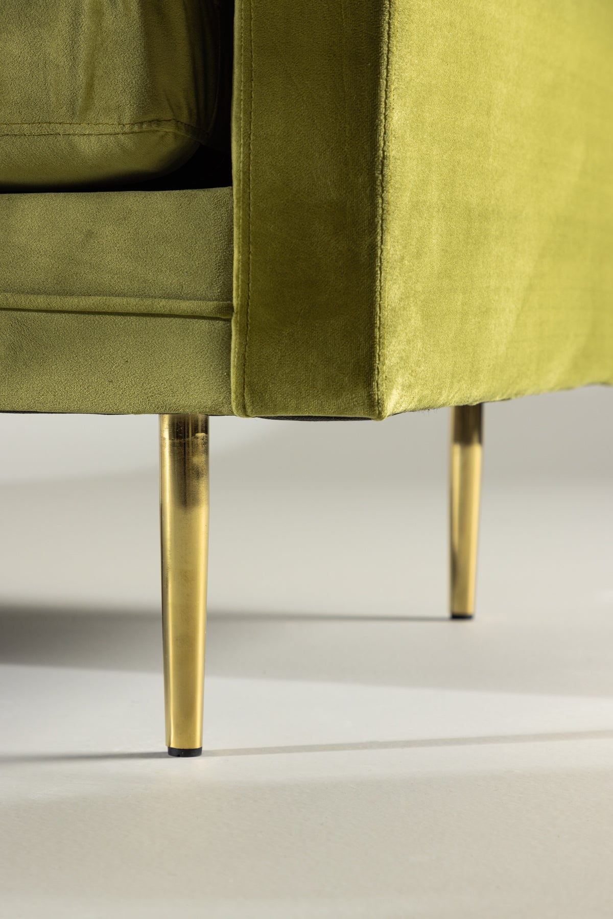 Boom 3-personers sofa - grøn, guld - billede 11