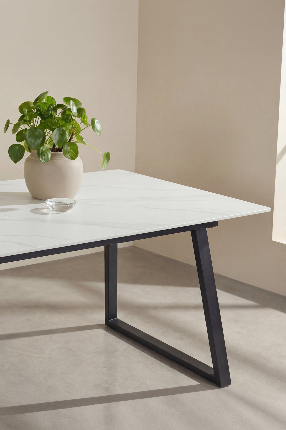 Estelle spisebord - 200 × 90 cm - sort, hvid - billede 11