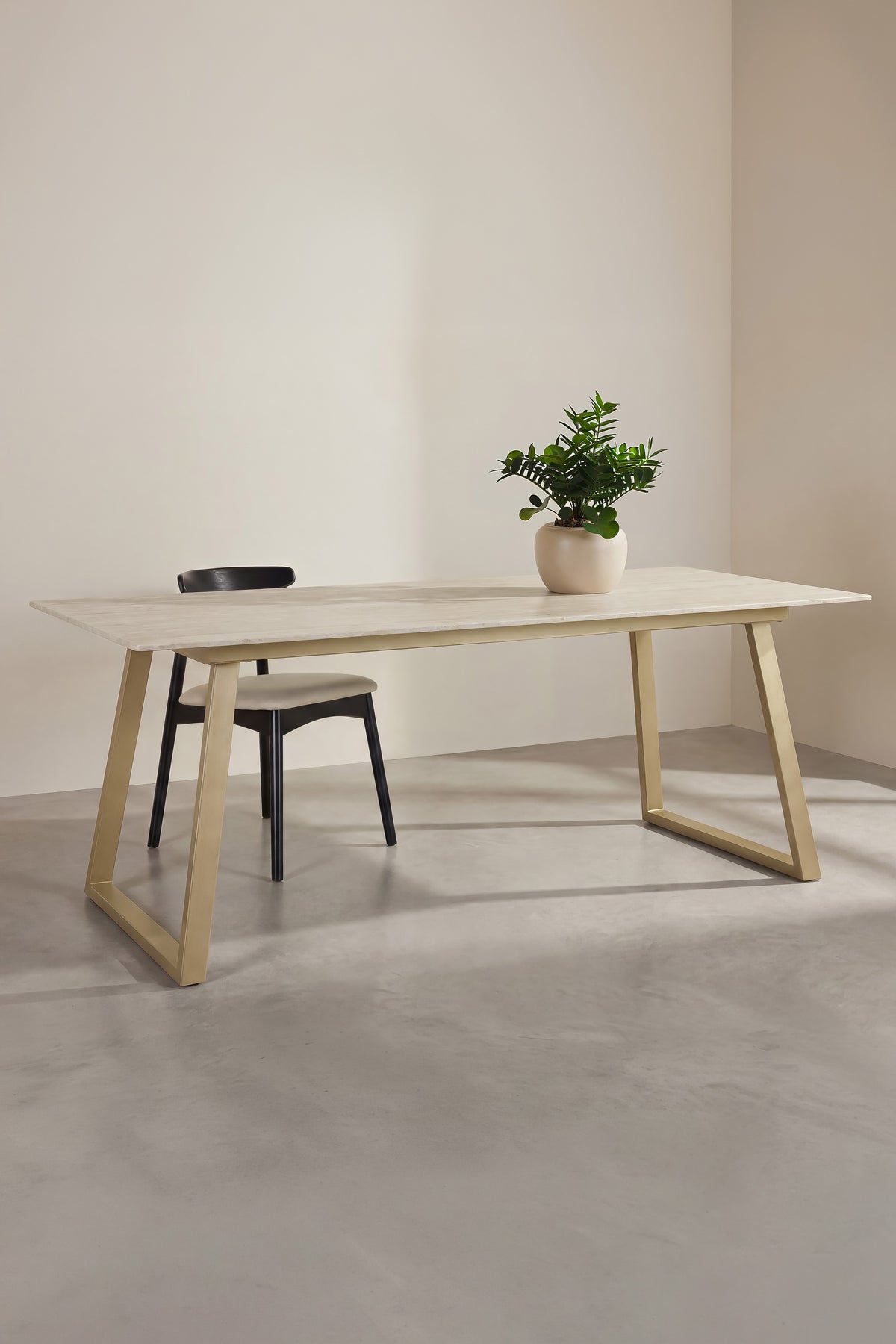 Estelle spisebord - 200 × 90 cm - beige - billede 9