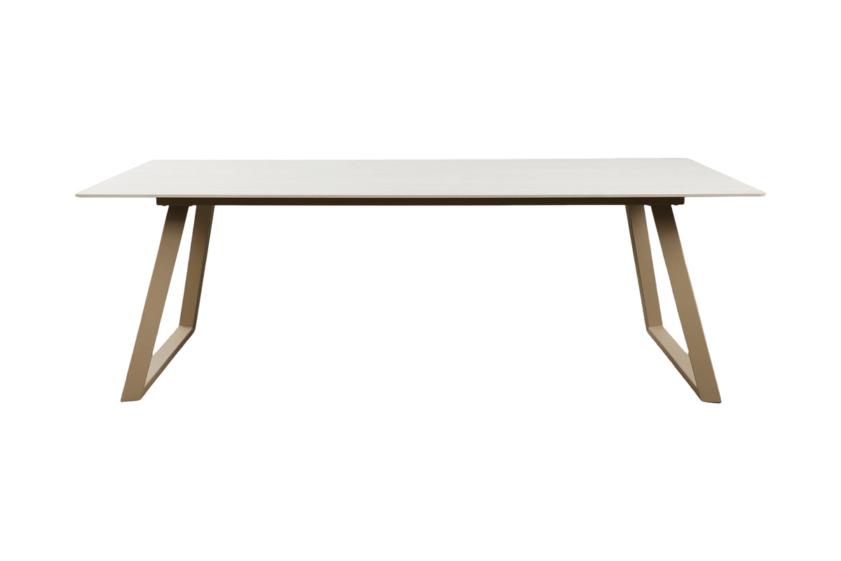 Estelle spisebord - 200 × 90 cm - beige - billede 1
