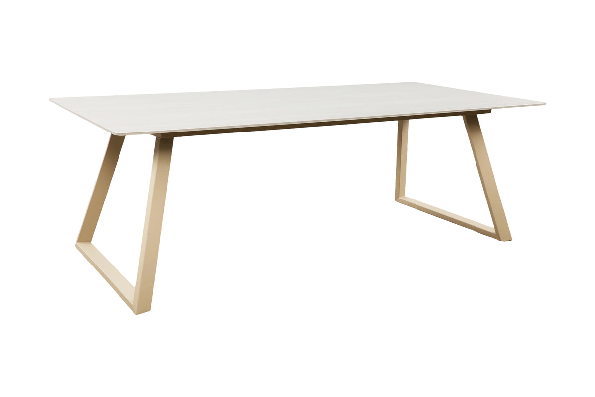 Estelle spisebord - 200 × 90 cm - beige - billede 2