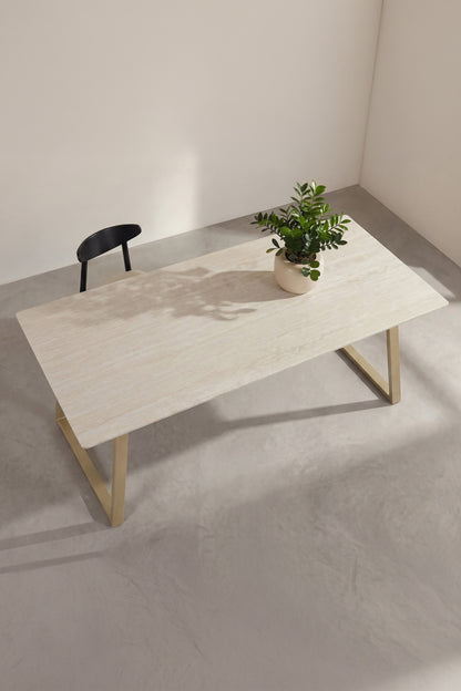 Estelle spisebord - 200 × 90 cm - beige - billede 10