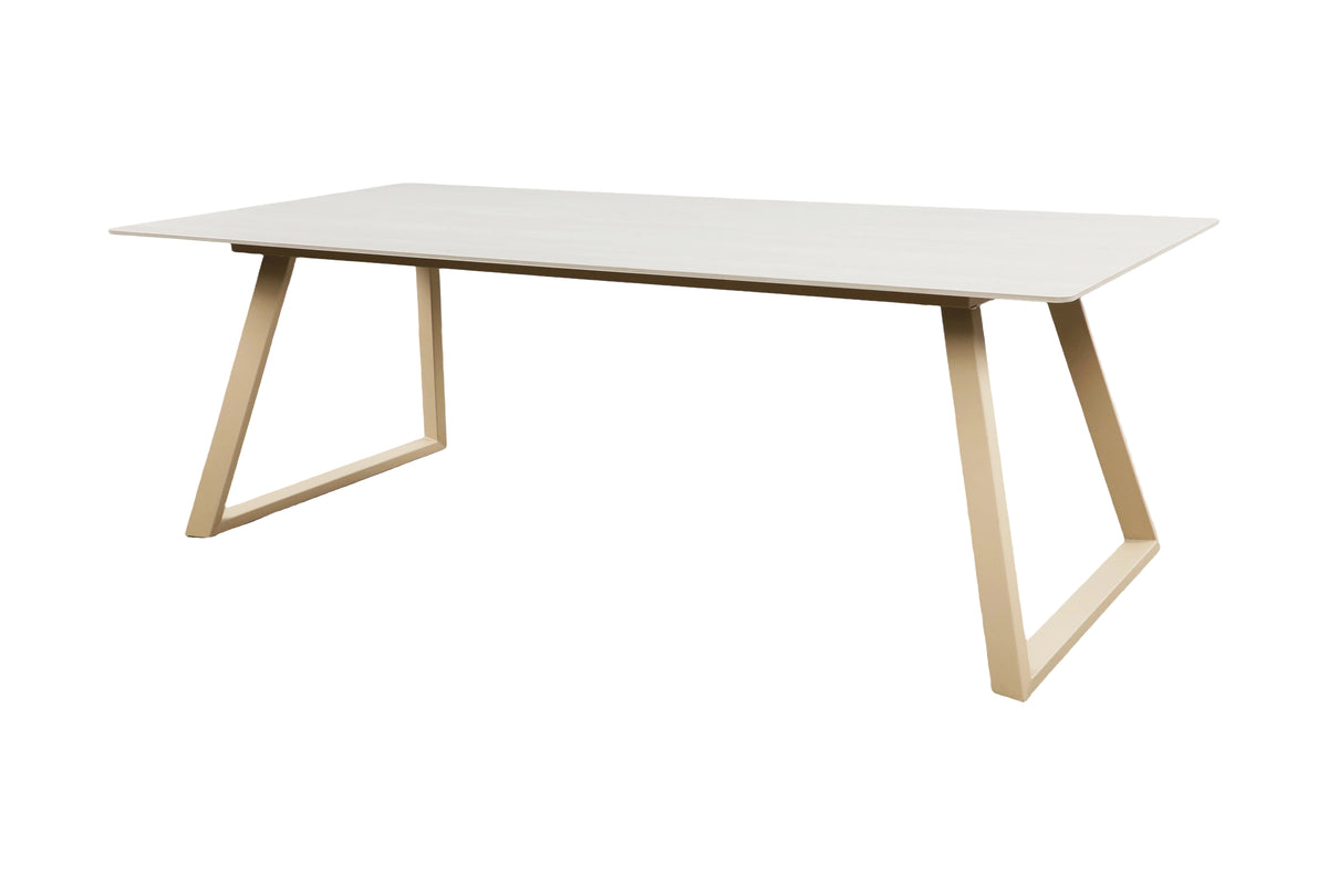 Estelle spisebord - 200 × 90 cm - beige - billede 4