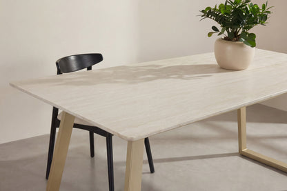 Estelle spisebord - 200 × 90 cm - beige - billede 7