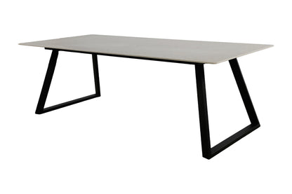 Estelle spisebord - 200 × 90 cm - mørkegrå, sort - billede 4