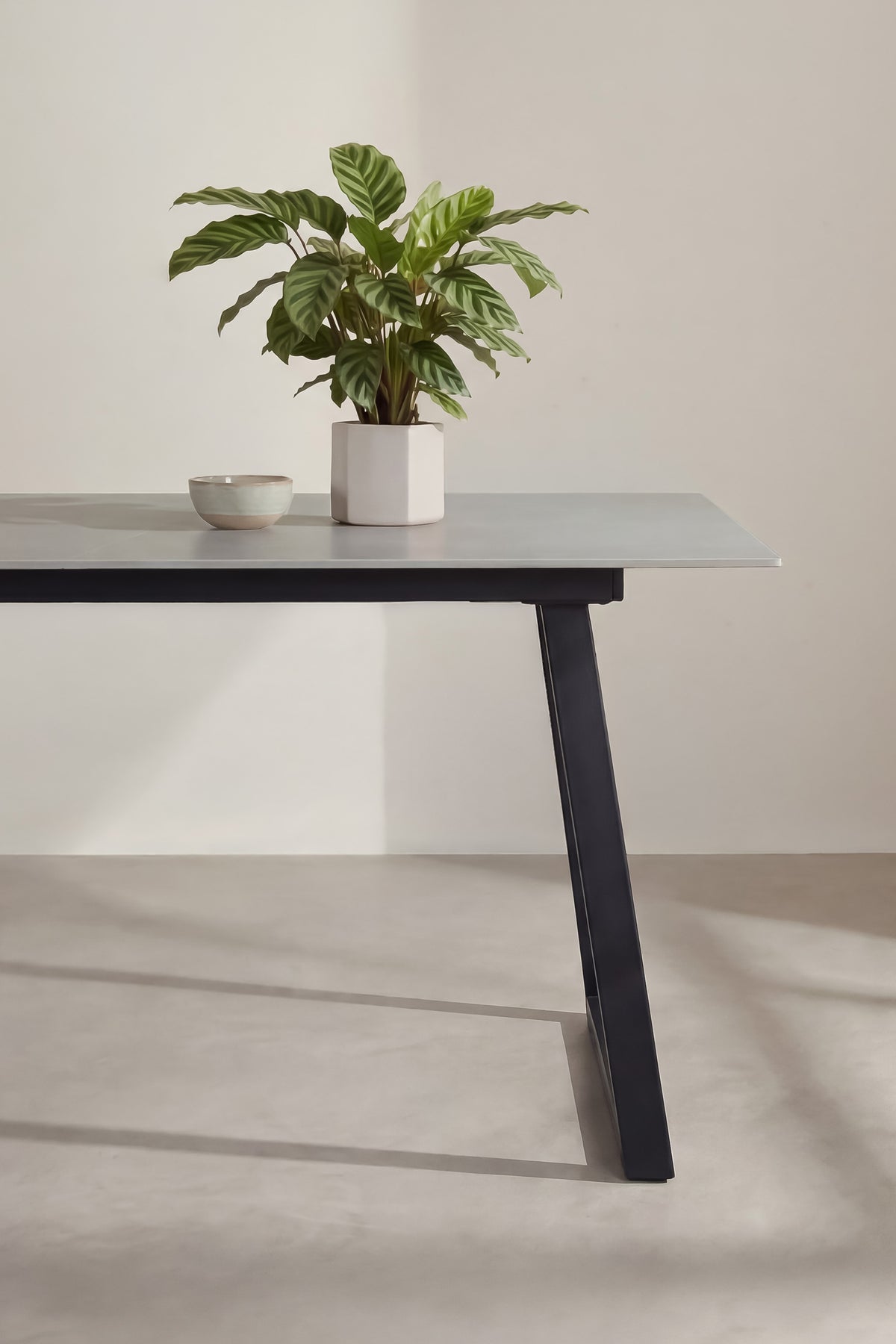 Estelle spisebord - 200 × 90 cm - mørkegrå, sort - billede 11
