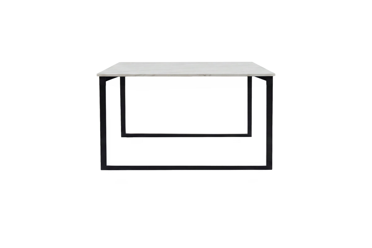 Estelle sofabord - 120 × 60 cm - sort, hvid - billede 3