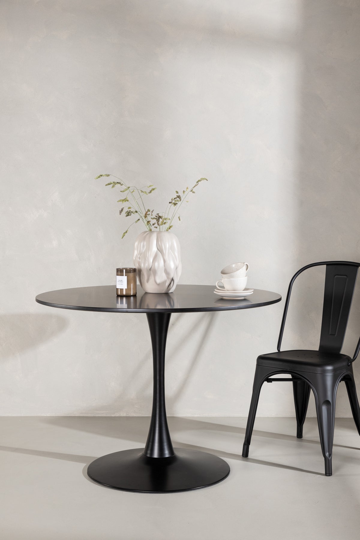 Hamden rundt spisebord - Ø110 cm - sort - billede 7