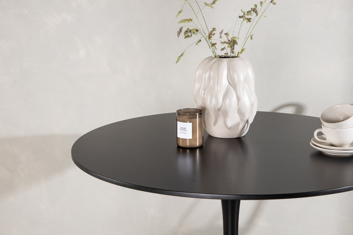 Hamden rundt spisebord - Ø110 cm - sort - billede 4