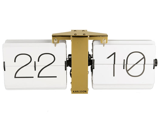 Karlsson Flip No Case – Hvid med messing