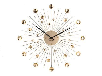Karlsson vægur Sunburst Crystal – Guld