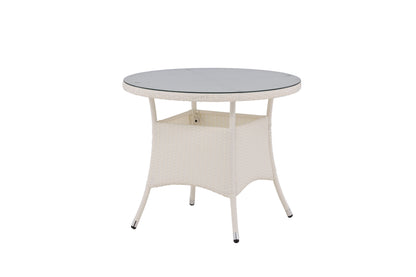 Volta rundt havebord - Ø90 cm - hvid - billede 2
