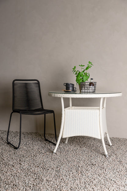 Volta rundt havebord - Ø90 cm - hvid - billede 17