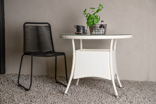 Volta rundt havebord - Ø90 cm - hvid - billede 14