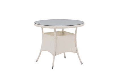 Volta rundt havebord - Ø90 cm - hvid - billede 10