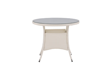 Volta rundt havebord - Ø90 cm - hvid - billede 11