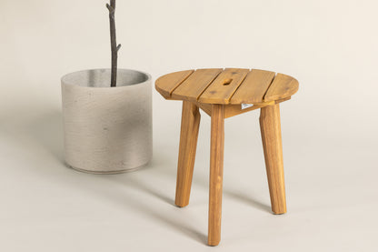 Chania sidebord - Ø40 cm - natur - billede 13