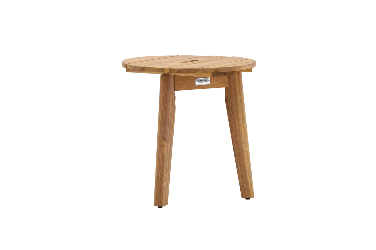 Chania sidebord - Ø40 cm - natur - billede 5