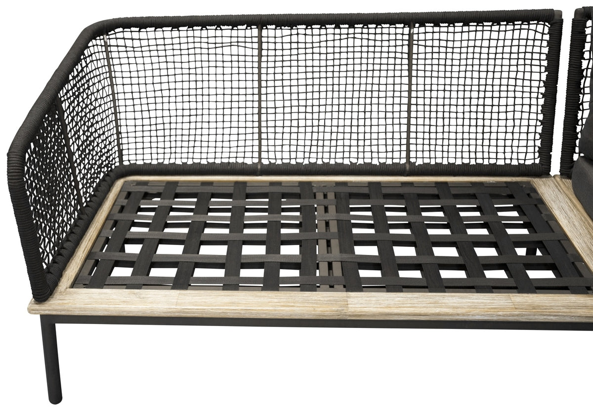 Andorra Hjørnesofa Sæt Natur/Sort