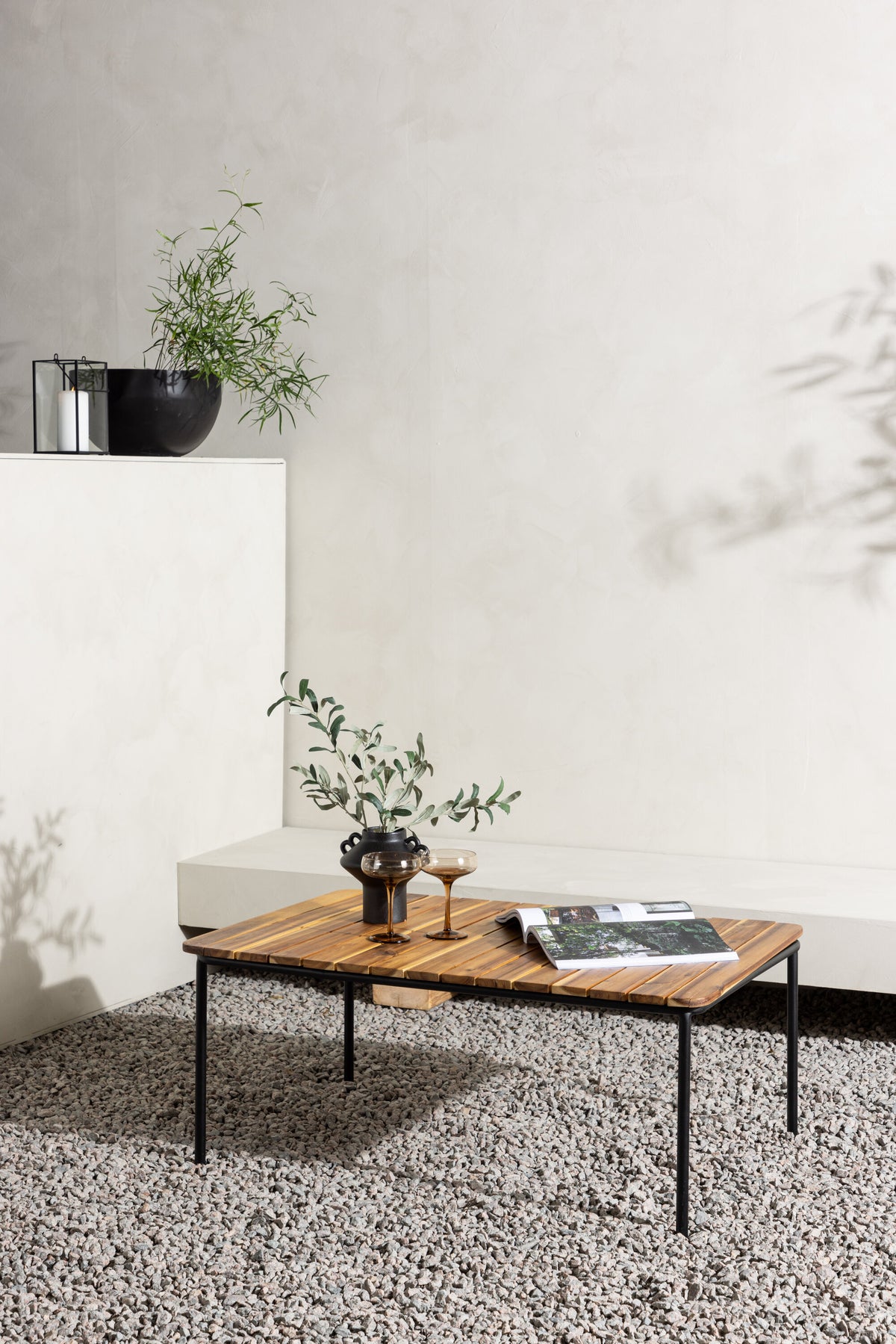 Penh sofabord - 100 × 65 cm - natur, sort - billede 17