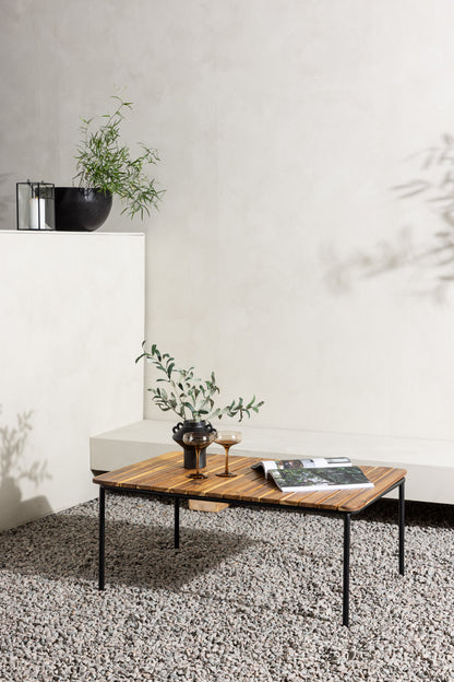 Penh sofabord - 100 × 65 cm - natur, sort - billede 17