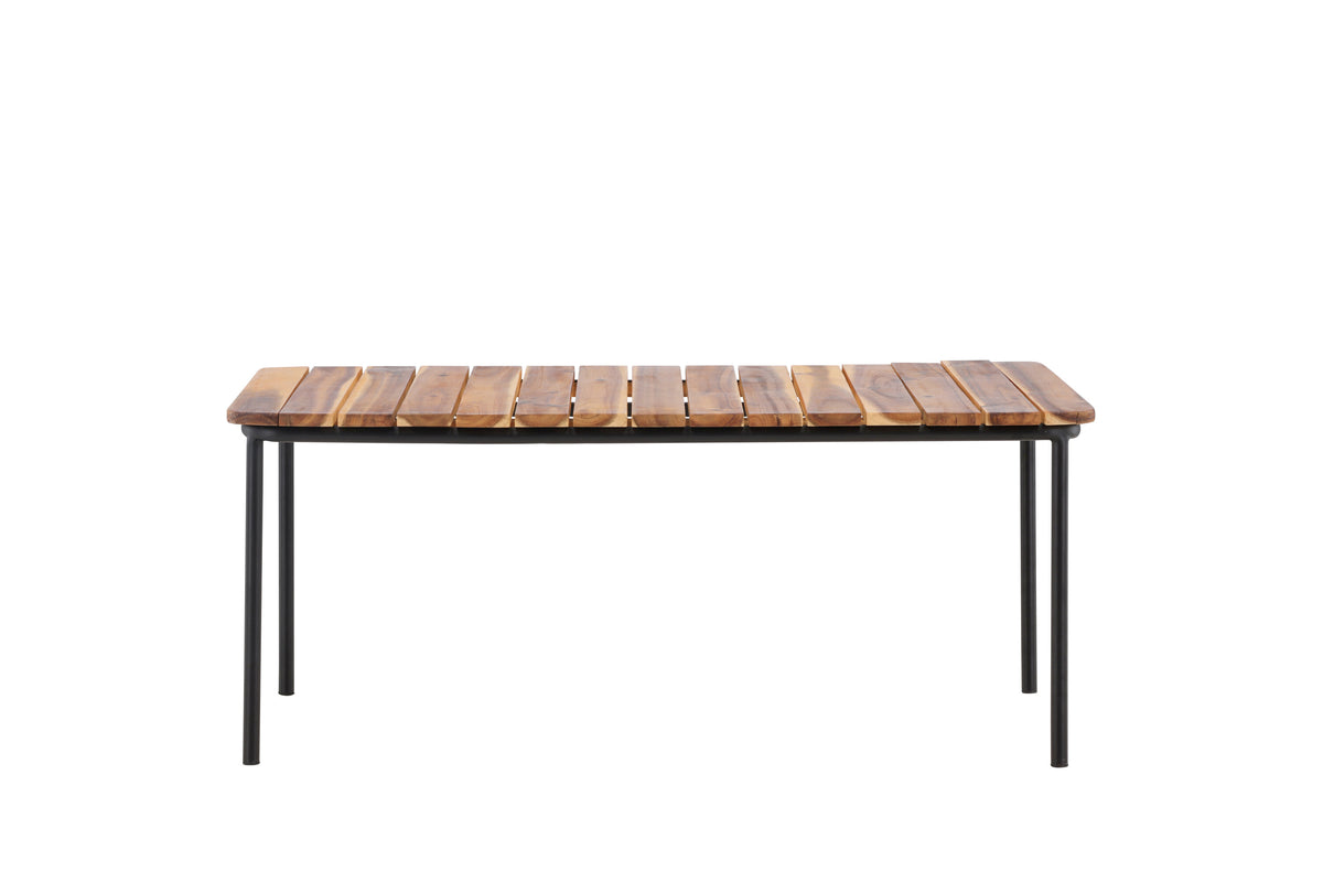 Penh sofabord - 100 × 65 cm - natur, sort - billede 1