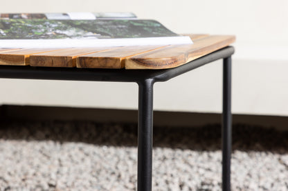 Penh sofabord - 100 × 65 cm - natur, sort - billede 16