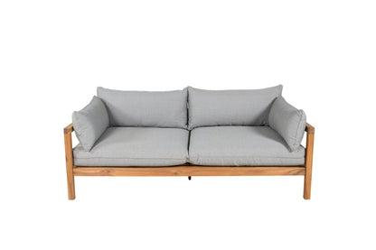 Marion 2-personers sofa - grå, natur - billede 1
