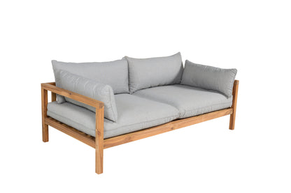 Marion 2-personers sofa - grå, natur - billede 2
