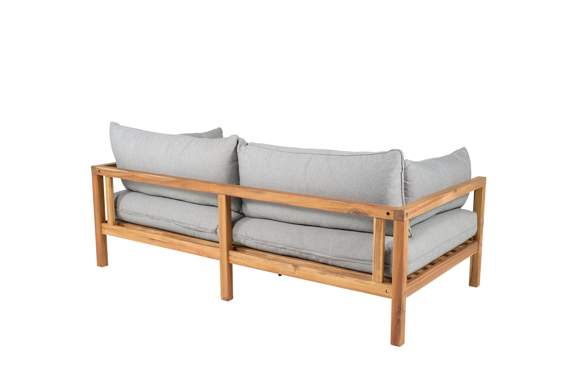 Marion 2-personers sofa - grå, natur - billede 4