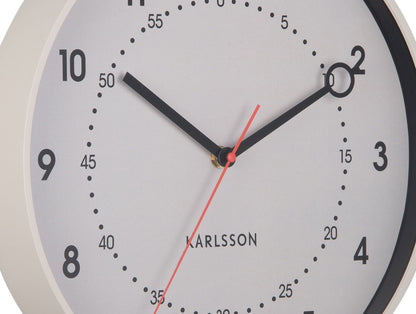 Karlsson vægur Fresco - Varm grå
