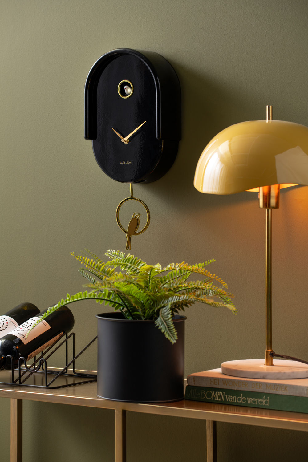 Karlsson vægur Tweet - Sort