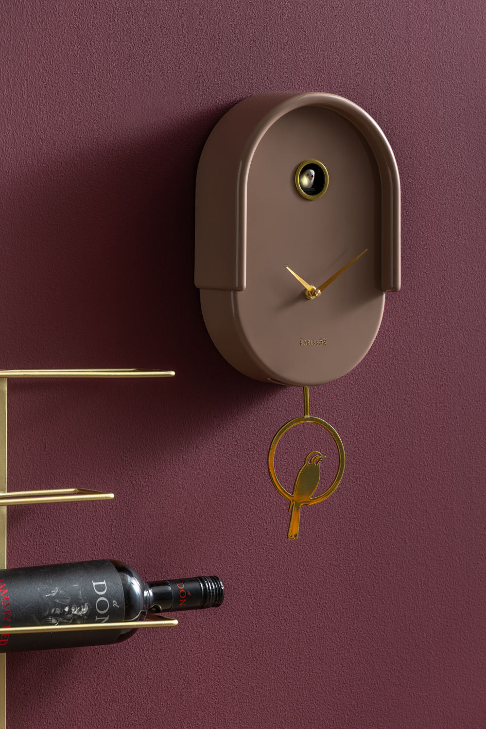 Karlsson vægur Tweet - Mokkabrun