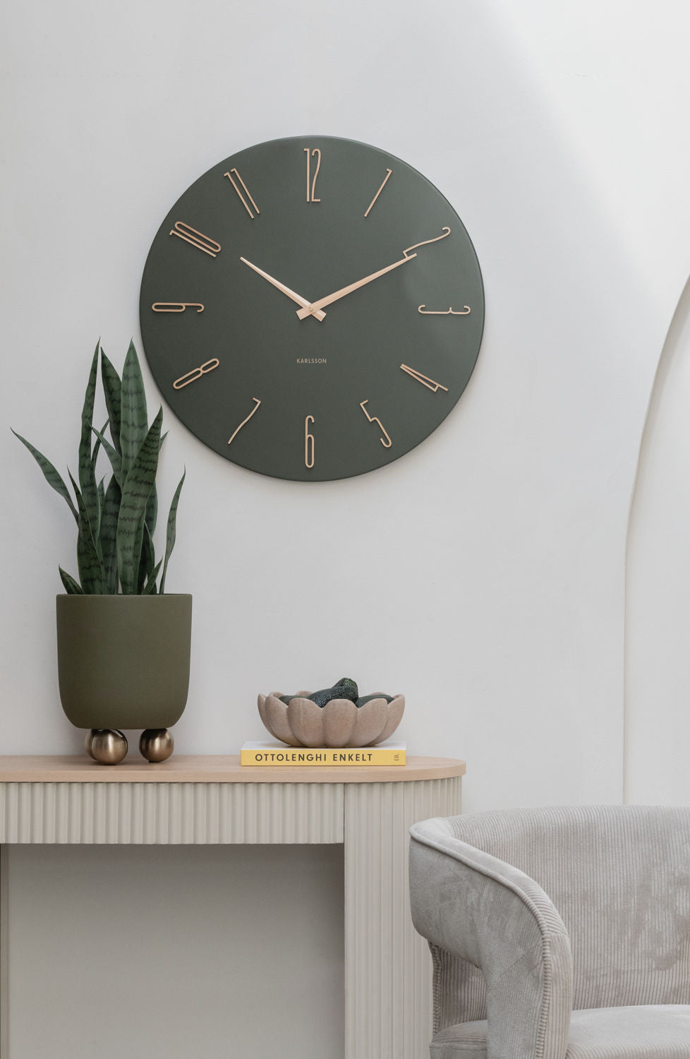 Karlsson vægur Esmerado - Grøn, stor