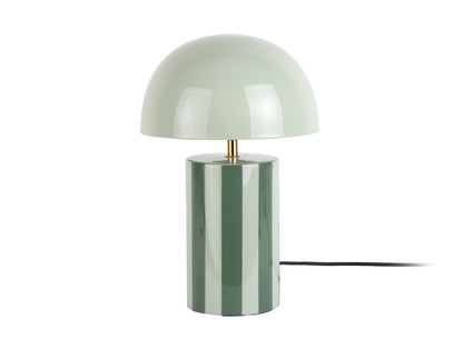 Leitmotiv bordlampe Rayado - junglegrøn og grågrøn
