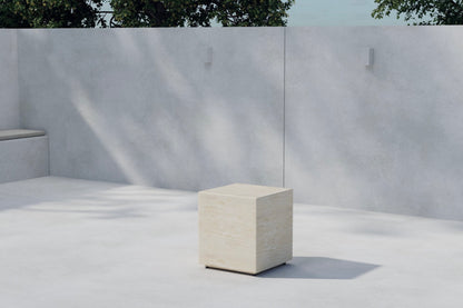 Lissabon sidebord - 40 × 40 cm - beige - billede 3