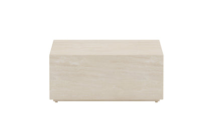 Lissabon sidebord - 80 × 80 cm - beige - billede 1