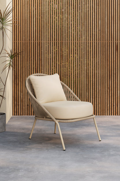 Lindos loungestole - beige - 2 stk. - billede 15