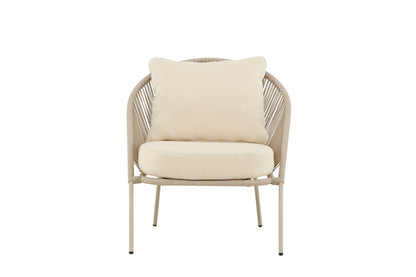 Lindos loungestole - beige - 2 stk. - billede 1
