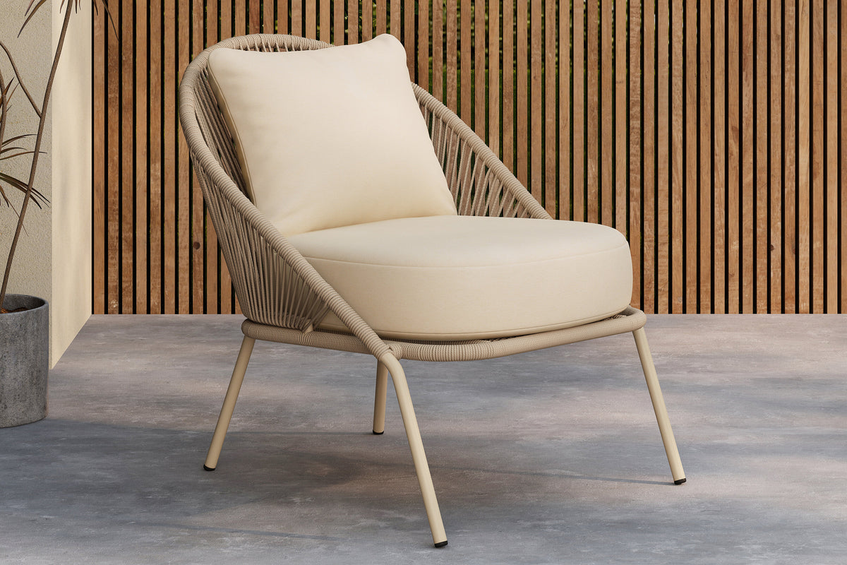 Lindos loungestole - beige - 2 stk. - billede 14