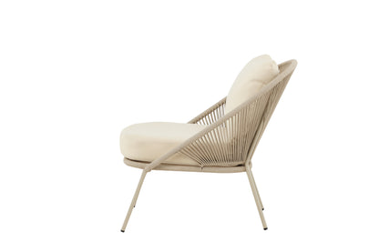 Lindos loungestole - beige - 2 stk. - billede 4