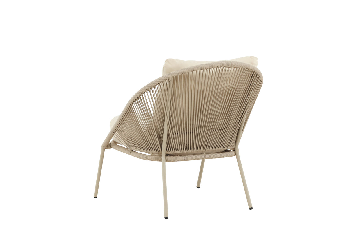 Lindos loungestole - beige - 2 stk. - billede 6
