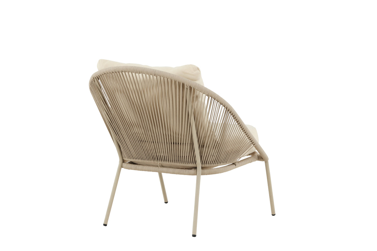 Lindos loungestole - beige - 2 stk. - billede 8