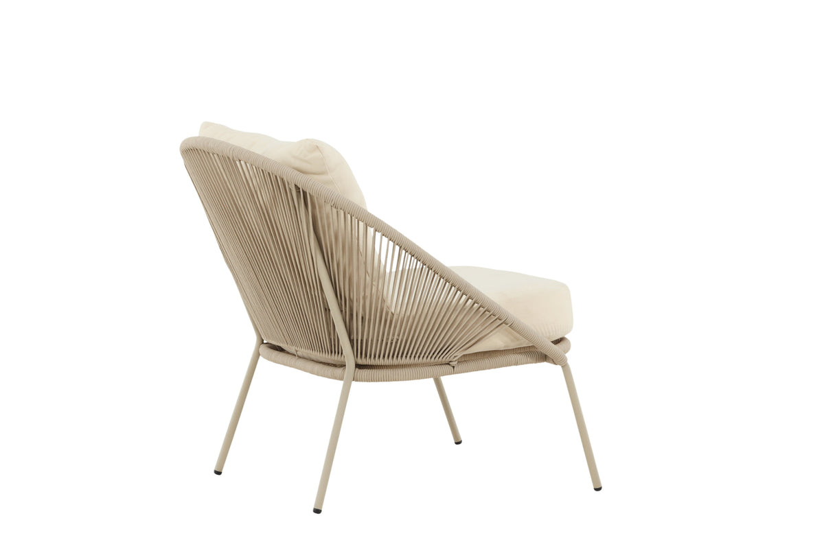 Lindos loungestole - beige - 2 stk. - billede 9