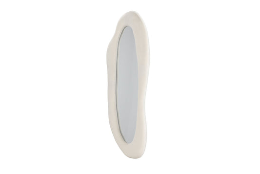 Louisville Spejl 66x185 cm - MDF med Beige Bouclé