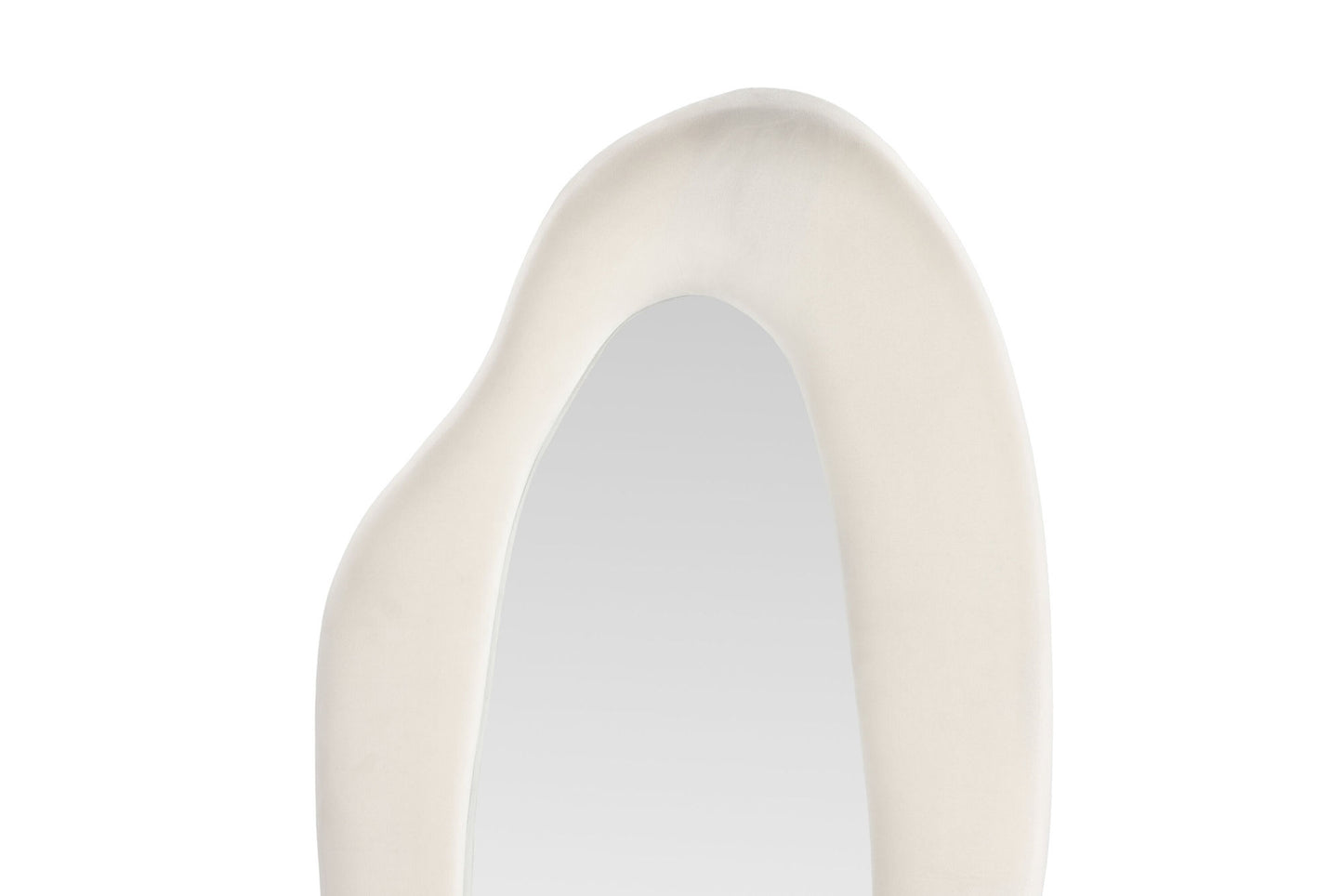 Louisville Spejl 66x185 cm - MDF med Beige Bouclé