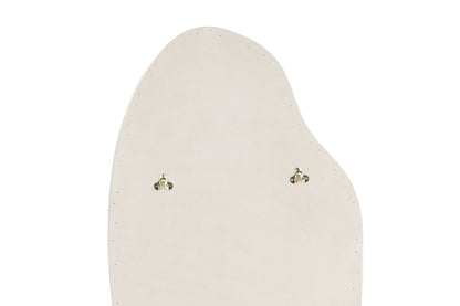 Louisville Spejl 66x185 cm - MDF med Beige Bouclé